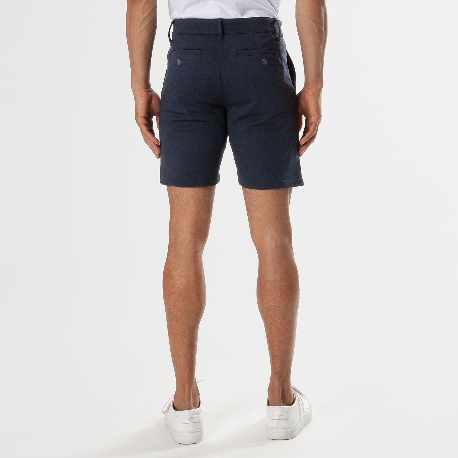7.5" Navy Chino Shorts