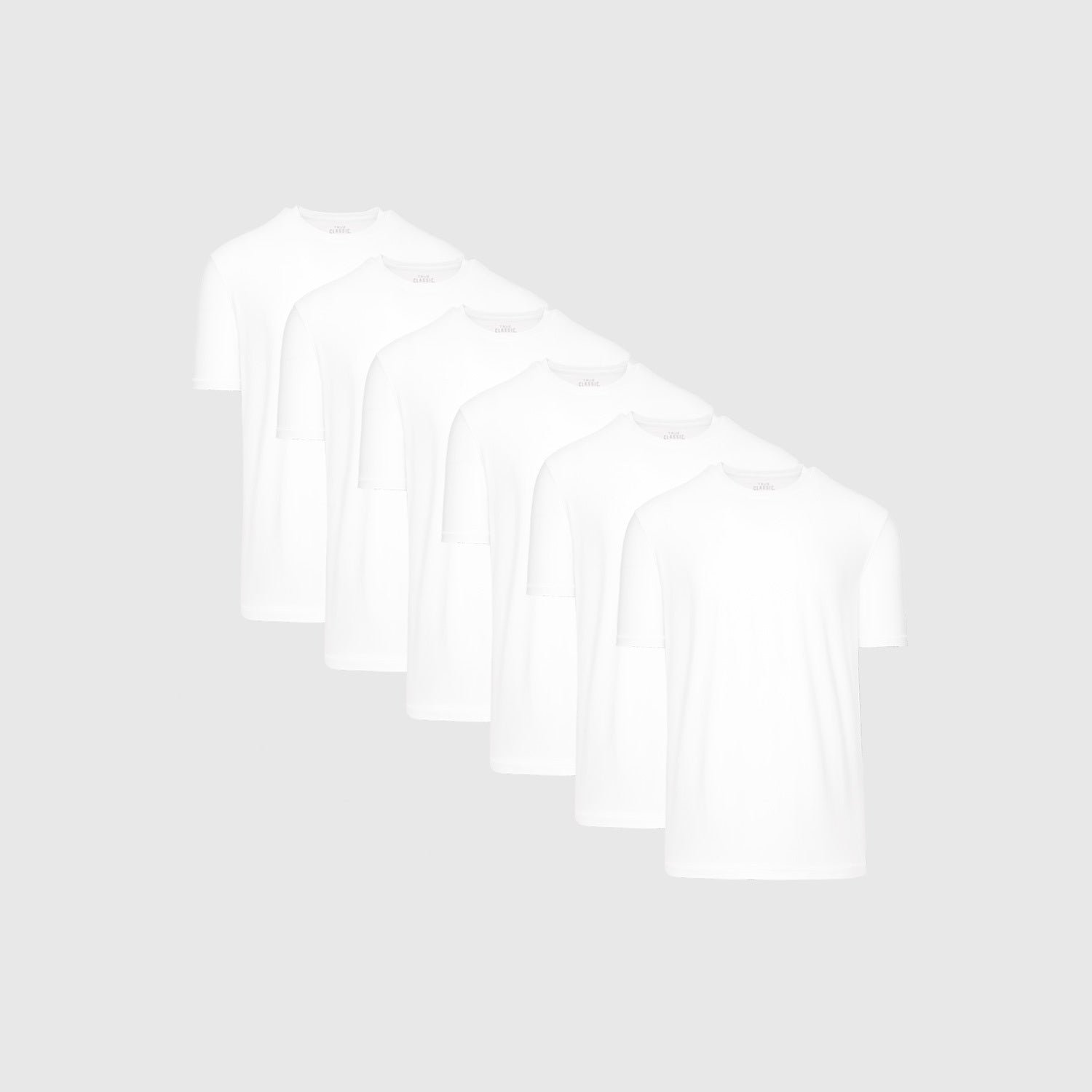 All White Active Crew 6-Pack