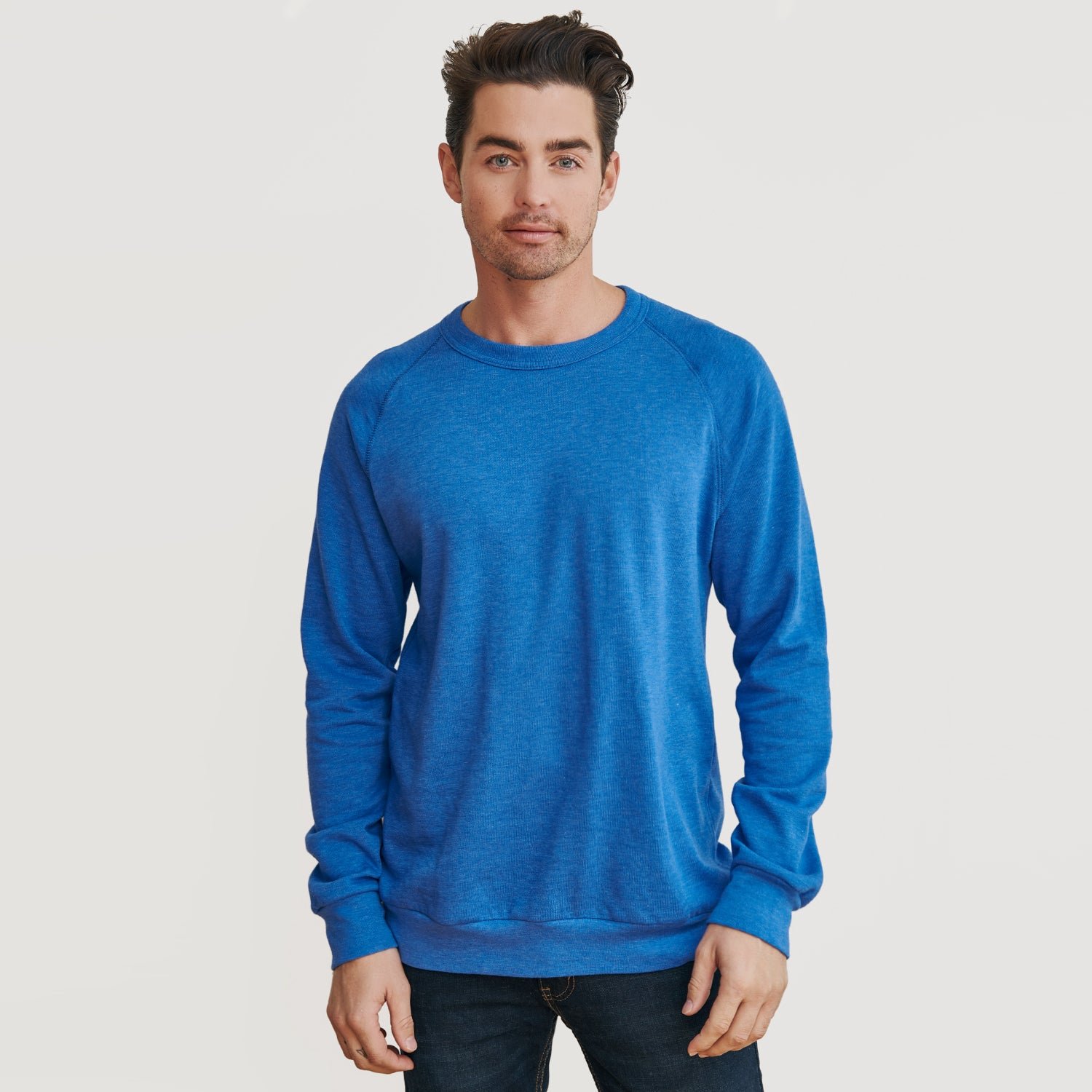 Pacific Blue Fleece Pull Over Sweatshirt