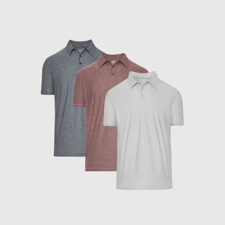 Active Multi Polo 3-Pack