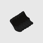 Black Never Show Socks 3 Pack