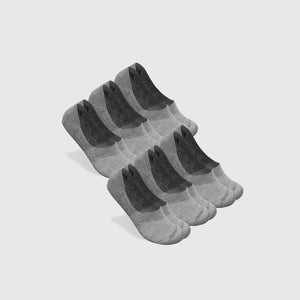 True ClassicHeather Gray Never Show Socks 6-Pack
