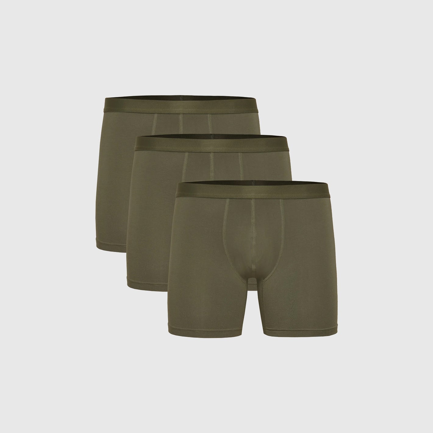 Military Green Boxer Briefs 3 Pack