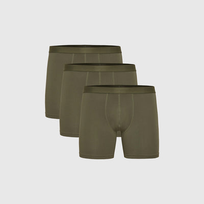 Military Green Boxer Briefs 3 Pack
