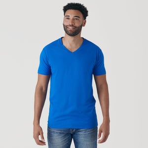 True ClassicElectric Blue V-Neck T-Shirt
