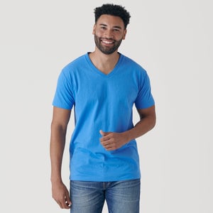 True ClassicPeriwinkle Blue V-Neck T-Shirt