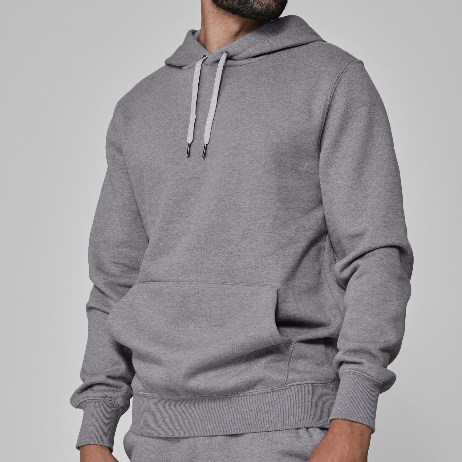 Heather Gray Pullover Hoodie and Jogger Set