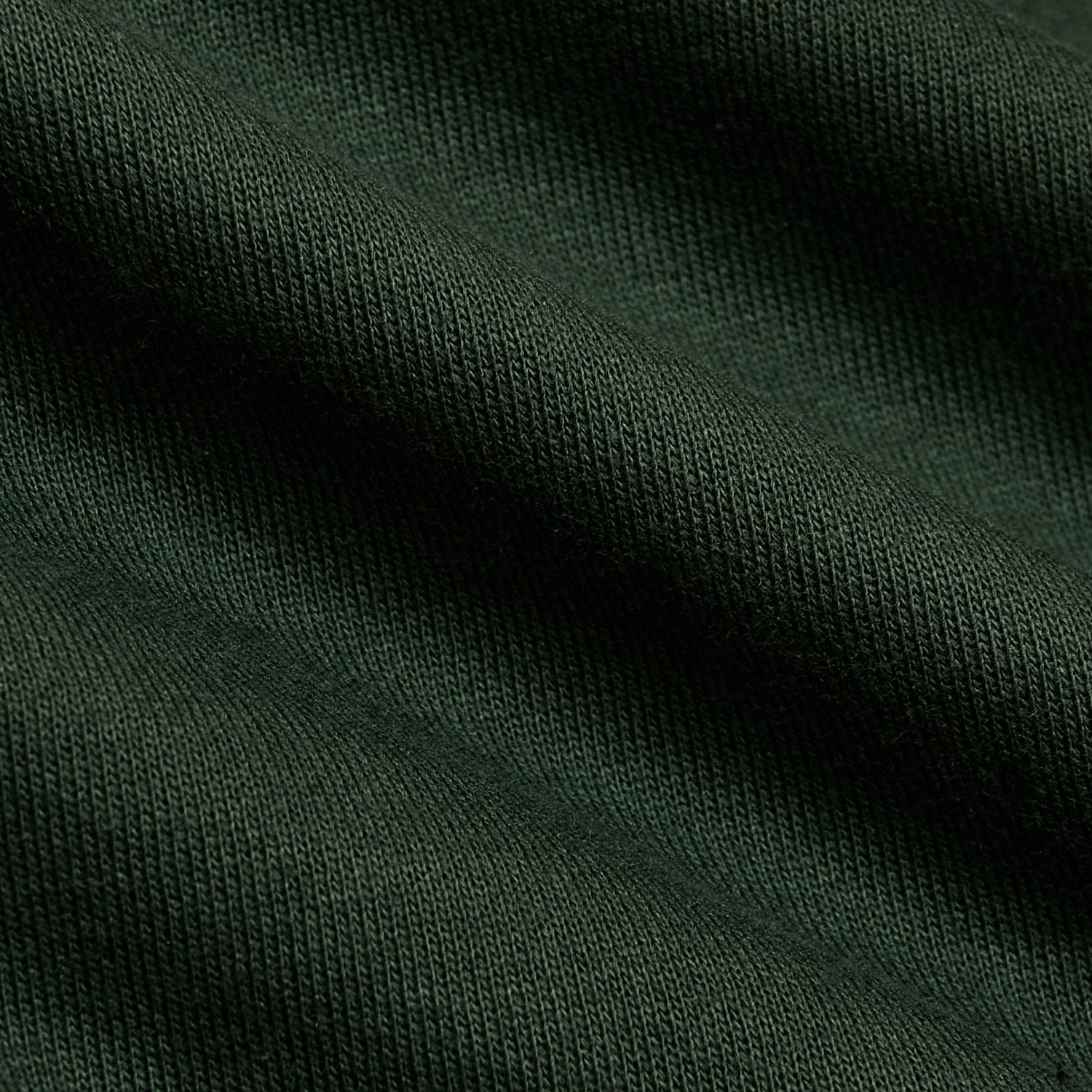 Hunter Green Fleece French Terry Pullover Hoodie
