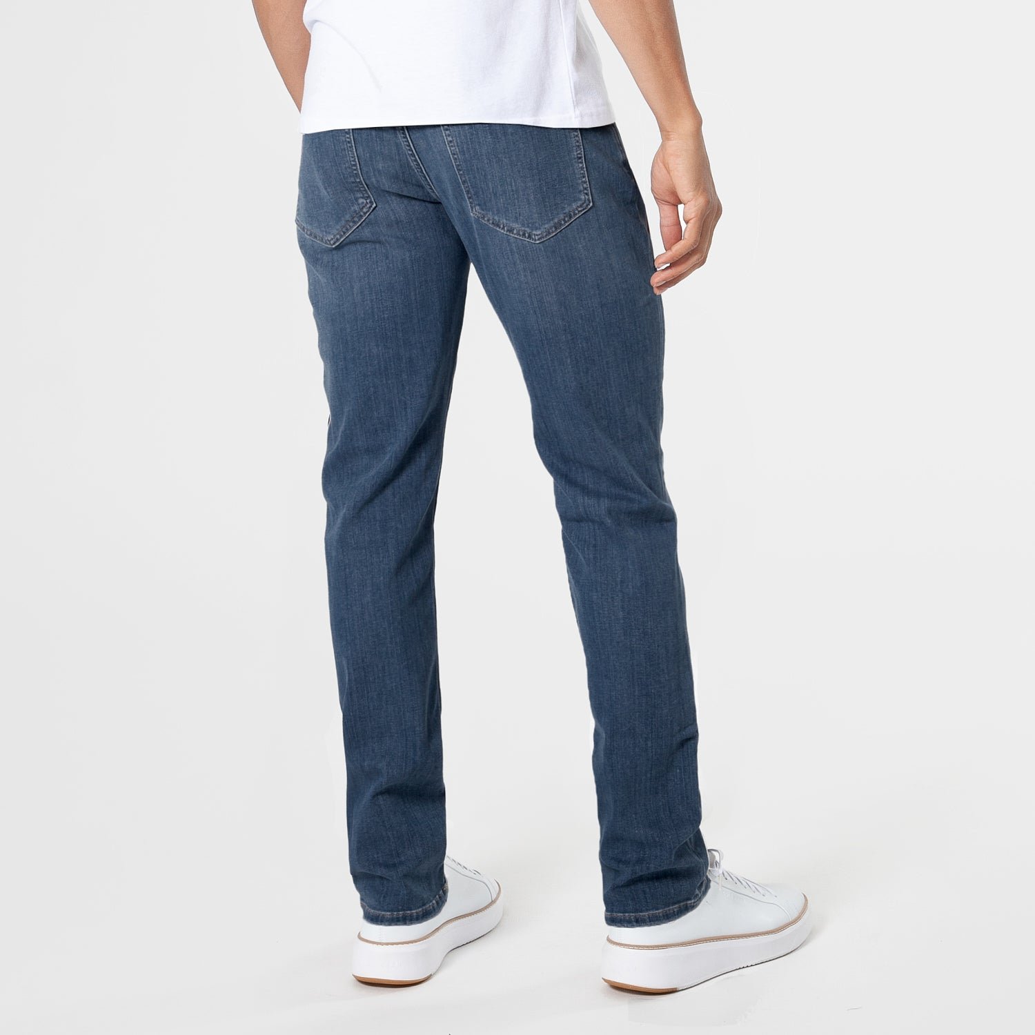Medium Indigo Wash Slim Fit Comfort Jeans