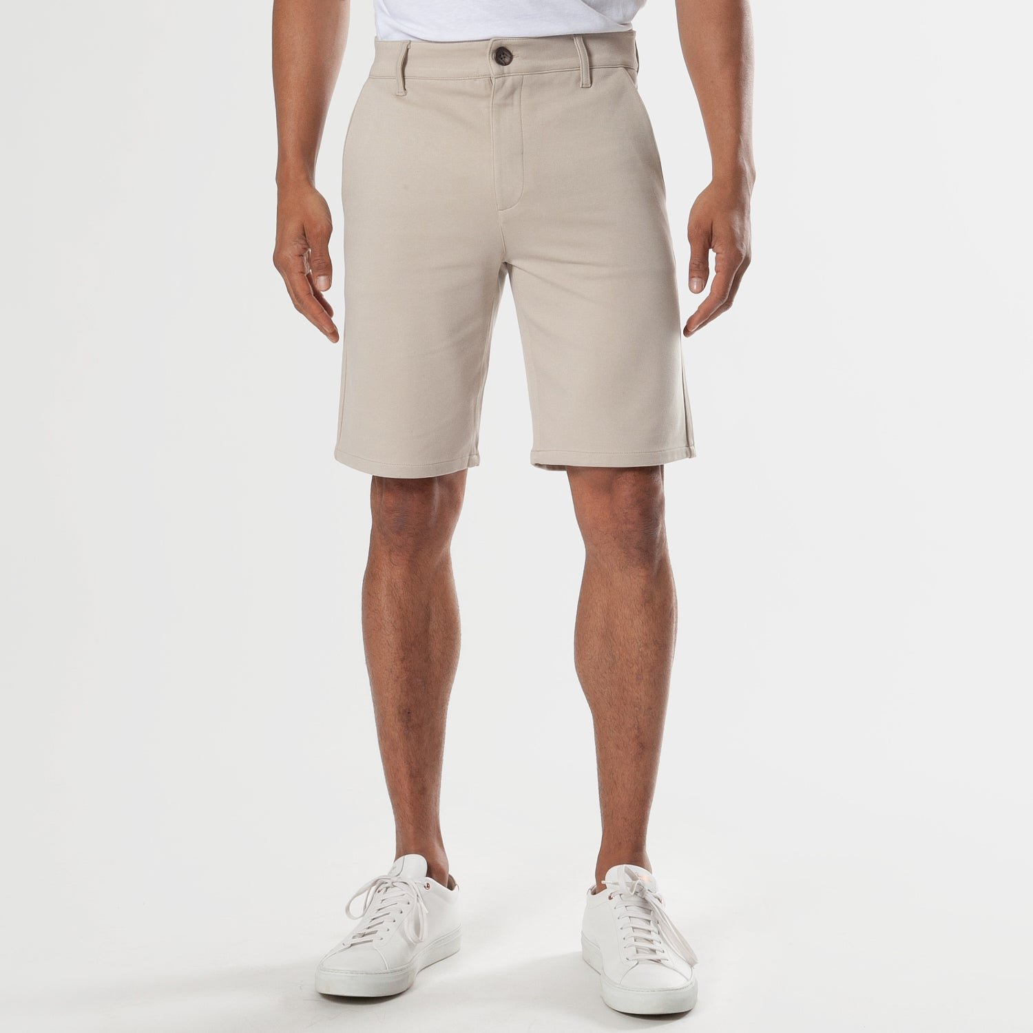 9.5" Sandstone Comfort Chino Shorts