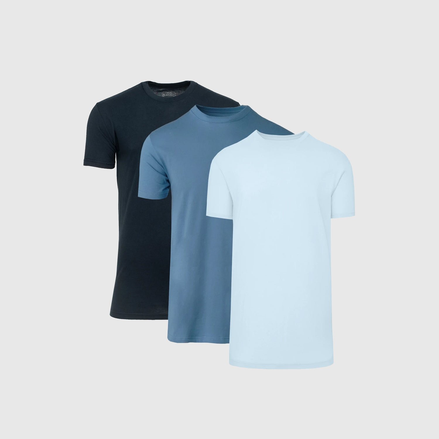 The All Blue Tall Round Hem Crew Neck T-Shirt 3-Pack