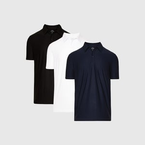 True ClassicThe Standard Active Polo 3-Pack